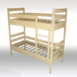 Деревянная двухъярусная кровать для детского сада «Mebelas 3-2ДЯ»