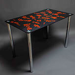 Стеклянный стол «С любовью» 